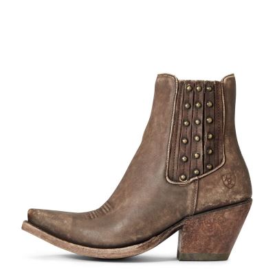 Ariat Western: Eclipse Botas Western Mujer - Beige Marrones (GTEOF1328)